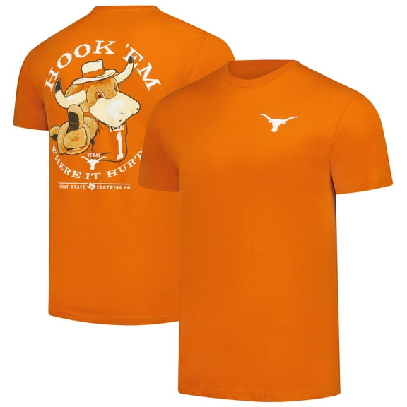 Men's Texas Orange Texas Longhorns Rally Mascot T-Shirt
