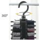 thumbnail image 4 of Creative 360 Degree Rotation 20 Tie Rack Wardrobe Organizer Tie Belt Scarf Non-slip Holder Hanger, 4 of 5