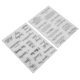 thumbnail image 1 of 2 sellos transparentes con palabras fondo inglés en relieve texto vintage sellos para álbumes de recortes con patrón de palabras de felicitación para decoración de ANGGREK Otros, 1 of 8