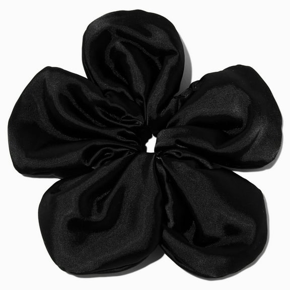 Claire's Giant Black Flower Scrunchie