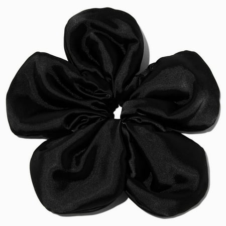 Claire's Giant Black Flower Scrunchie