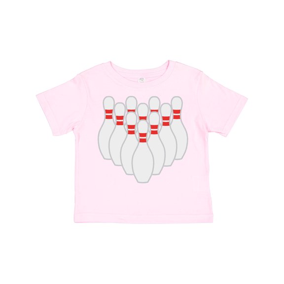 Inktastic Ten Pins for Bowling Boys or Girls Toddler T-Shirt