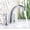 Chrome, variant on Basin Faucet Bathroom Widespread Three Holes 8 Inch Brass Water Mixer Tap Gold Black Basin Water Sink Mixer Crane