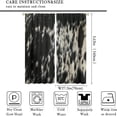thumbnail image 5 of Cow Print Curtains, Animal Print Cowhide Western Farm Window Treatments for Kids, Wild Animal 3D Print Rustic Theme 2 Panel Sets,55x63 Inch, 5 of 6