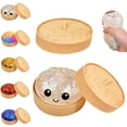 thumbnail image 1 of Bollo gigante cocido al vapor Squishy Toy Wartleves con vaporizador de alimentos, 1 of 7