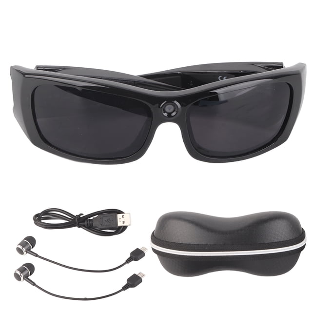 Lunettes de Musique pour Appareil Photo, Lunettes de Casque pour Appareil Photo Lunettes de Casque Bluetooth pour Appareil Photo Lunettes de Soleil Lunettes Intelligentes Performance Solide
