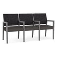 thumbnail image 1 of Pemberly Row Waiting Reception 3 Seat Tandem Seating Wood Frame in Gray, 1 of 5