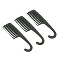 thumbnail image 1 of Wide Tooth Comb, Hangable Design Reduce Hair Loss Shower Comb Reliable  For Home For Beauty Salon, 1 of 8