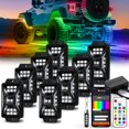 thumbnail image 1 of Luces RGB Rock Lights DITRIO 8 cápsulas de cinco caras para camiones Jeep UTV, 1 of 7