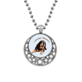 thumbnail image 1 of Collier Pendentif Frontière Tibétaine Mastiff Animal de Compagnie Chinois Rétro Lune Étoiles Bijoux, 1 of 3