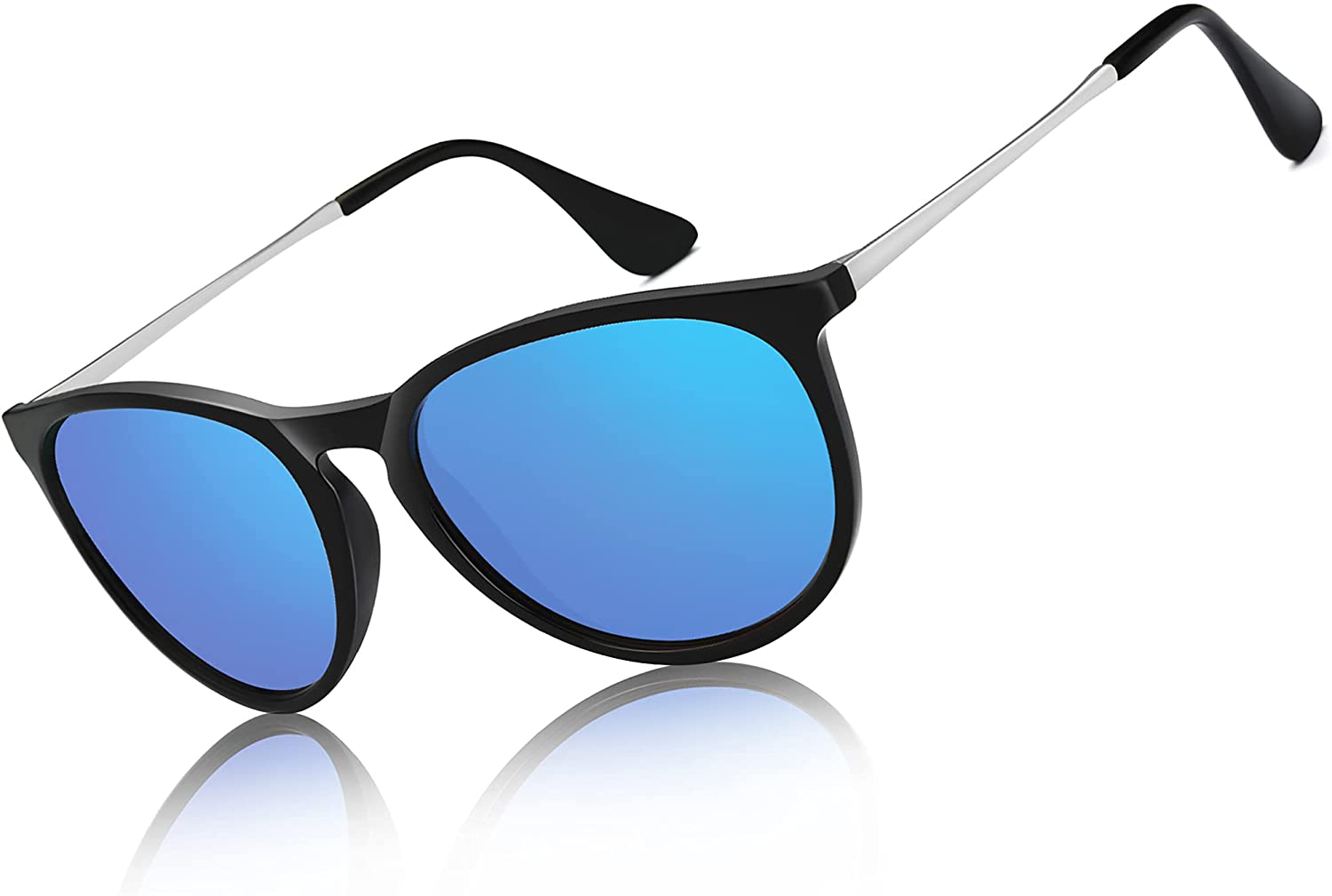 Vintage Round Sunglasses for Women Men Classic Retro Designer Style-BLUE -  Walmart.com