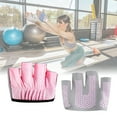 thumbnail image 2 of Yokua Women Fitness Gloves Four Finger Yoga Grip Gloves Half Finger Pilates Gloves, 2 of 12