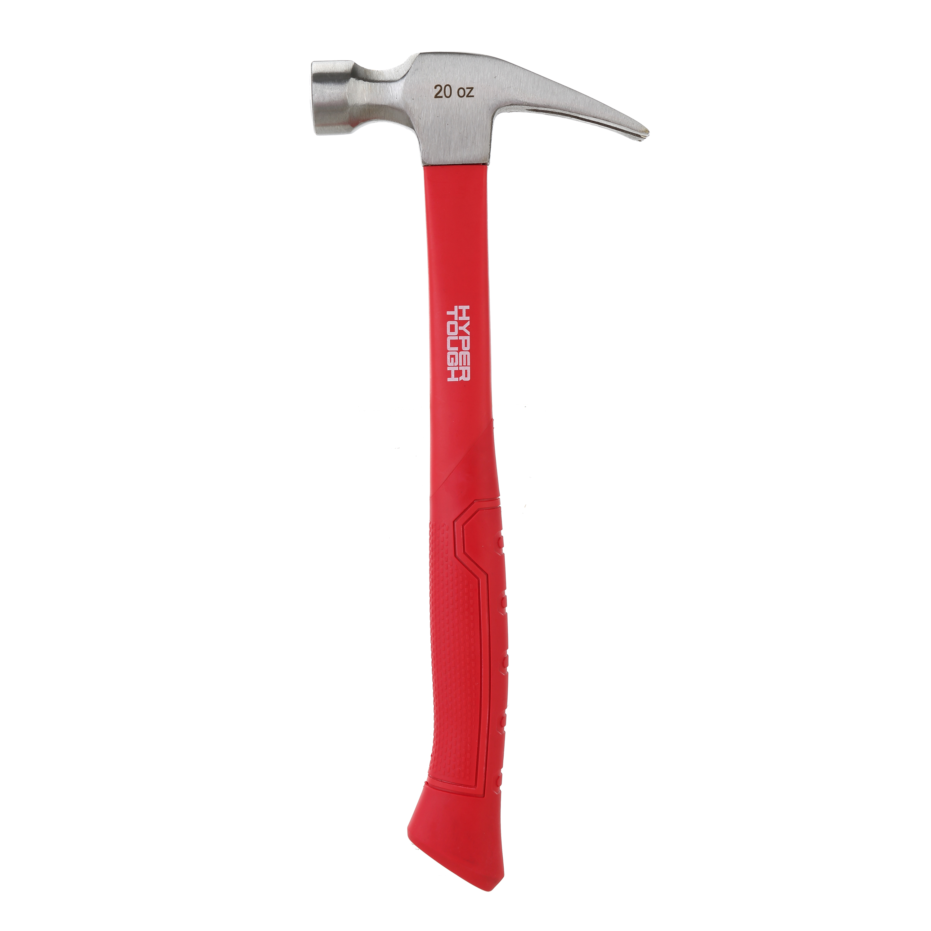 Hyper Tough 20 oz Steel Rip Claw Hammer with Fiberglass Handle photo 4