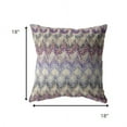 thumbnail image 5 of 18â€ Magenta Cream Hatch Indoor Outdoor Throw Pillow, 5 of 5