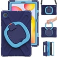 thumbnail image 4 of Funda colorida para Samsung Tab S6 Lite de 10,4 pulgadas con correa para el hombro, soporte de anillo ajustable grande y protección contra golpes., 4 of 5