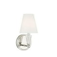 thumbnail image 3 of Trade Winds Bianca 1-Light Wall Sconce in Polished Nickel, 3 of 3