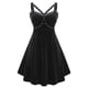 thumbnail image 1 of Vestido Plisado Retro Terciopelo Anillo Tamaño Plus Rosegal vestidos vintage tallas grandes, 1 of 5