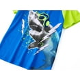 thumbnail image 3 of Beezizac Pajamas For Boys Trendy Shark with Headset Short Sleeves 2-Piece PJs Set Kid Comfy Sleepwear Size 18, 3 of 7