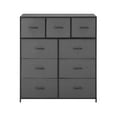 thumbnail image 5 of Mainstays 9 Drawer Fabric Dresser for Bedroom 40" Wide x 45" Tall, Grey, 5 of 9