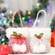 thumbnail image 3 of Naiovety Bolsa de tela más práctica para Nochebuena con bolsa de regalo de Navidad con muñeco de dibujos animados de tela resistente Kits de decoración para fiestas el viejo, 3 of 6