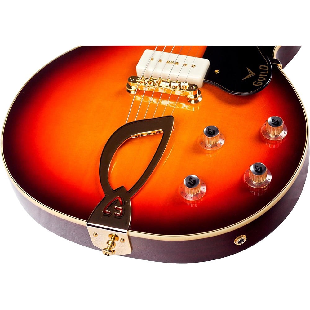 Guild M-75 Aristocrat Hollowbody Archtop Electric Guitar Antique Burst