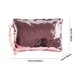 thumbnail image 2 of Mujeres Bolso de muñeca elegante Bolso de embrague con muñeca brillante Bolsa de fiesta de mano de lentejuelas (rosa), 2 of 9