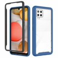 thumbnail image 1 of Kaleidio Case For Samsung Galaxy A42 5G [Fusion-X] Hybrid TPU Bumper [Shockproof] Transparent Skin Cover [Clear/Blue], 1 of 4