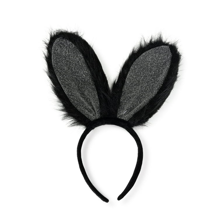 Black Bunny Kit, 3pc, Halloween Costume Accessory for Adults, by Way to Celebrate