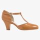 thumbnail image 4 of Zapatos MOOMMO de vestir color canela para mujer, tacón bajo de gatito, marrón 8.5, 4 of 7