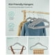 thumbnail image 5 of Baby Hangers SONGMICS, 30 unidades, ganchos giratorios de 360°, color gris tórtola, 5 of 8