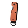 thumbnail image 1 of Organizador de llaves para hombre, compacto, ligero, con hebilla, llavero minimalista Naranja, 1 of 9