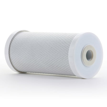 Hydronix CB-45-1010 Whole House or Commercial NSF Coconut Activated Carbon Block Water Filter, 4.5" x 10" - 10 micron