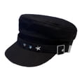 thumbnail image 3 of Gorra de béisbol plana para mujer, cómoda, ajustable, de 56 a 58 cm Negro, 3 of 7