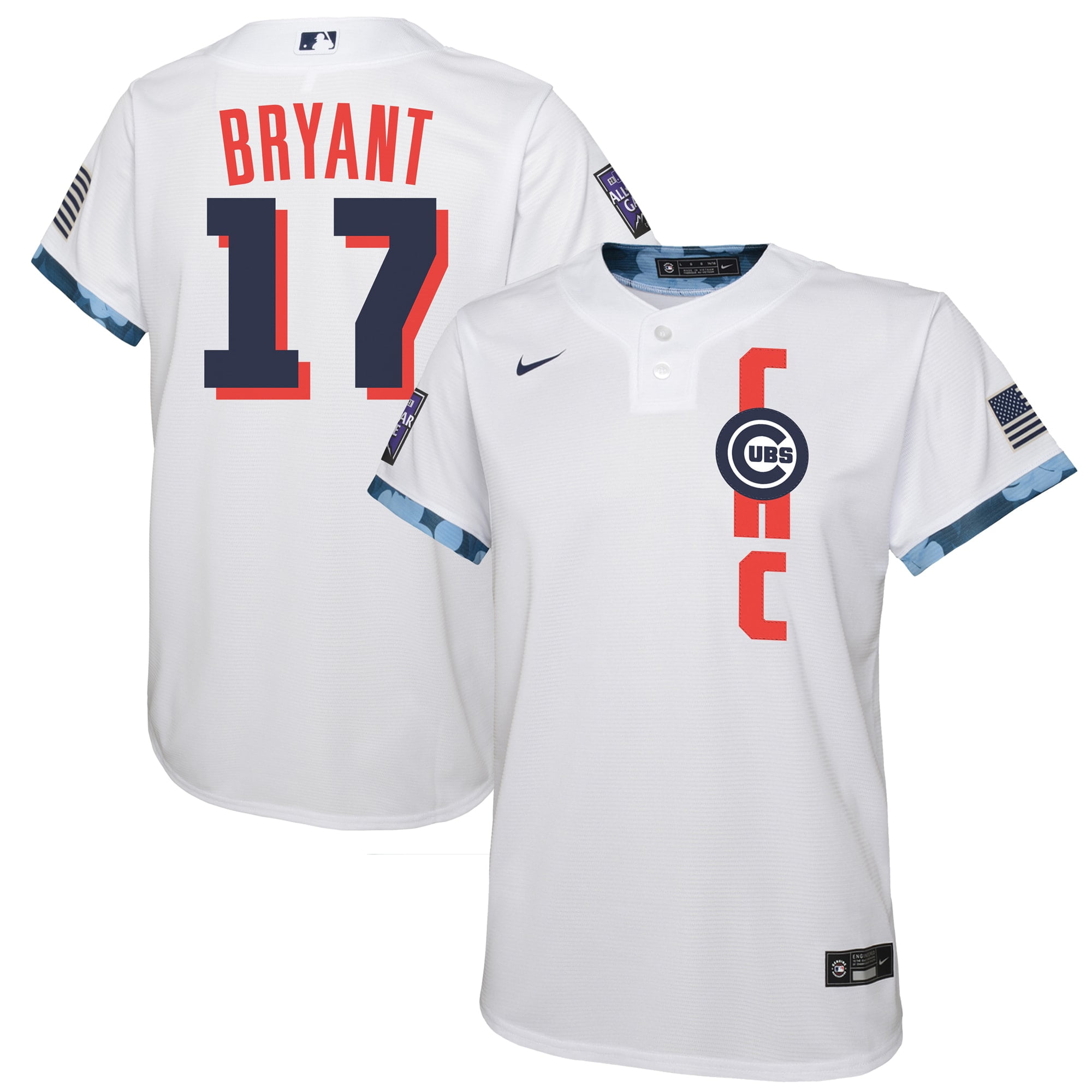 مساج صدر Kris Bryant Chicago Cubs Nike Youth 2021 MLB All-Star Game Replica ... مساج صدر