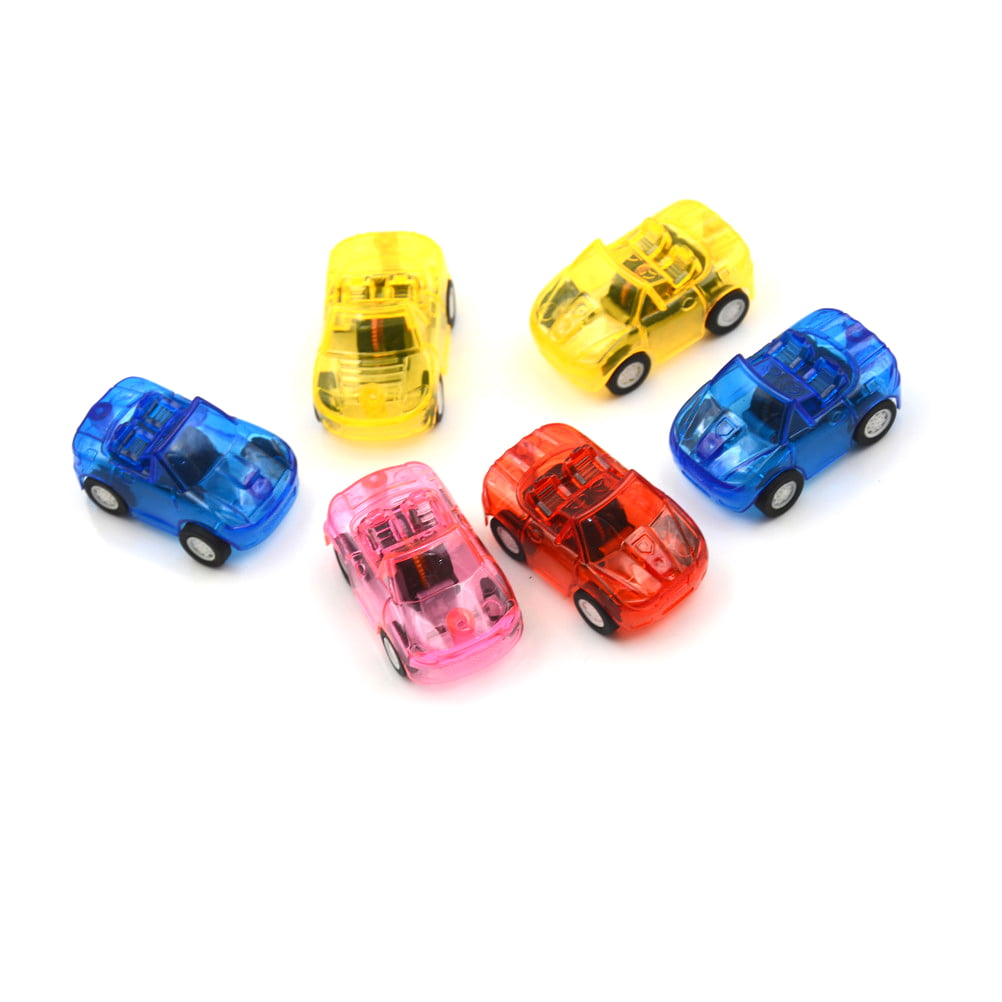 Toy Cars Pull Back 4 Pcs Racer Toys Premium Racing Cars for Toddler Multi Color 