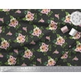thumbnail image 2 of Soimoi Cotton Duck Fabric Leaves & Wild Flower Floral Decor Fabric Printed Yard 42 Inch Wide, 2 of 3
