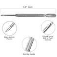 thumbnail image 2 of Cuticle Pusher Remover Cleaner Surgical Medical Stainless Steel Pedicure Nail Art Care Tools (4 Pc Set), 2 of 6