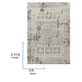 thumbnail image 6 of Livabliss Area Rugs for Living Room, 2x3 Venezia Global Brown Rug, Bedroom Dining Room Home Decor Stain Resistant Carpet (2' x 2'11"), 6 of 8