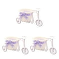 thumbnail image 2 of pitrice Tricycle Bike Shape Flower Basket Storage Wedding Party Home Decor Gift blue 13*20cm 3Set, 2 of 6