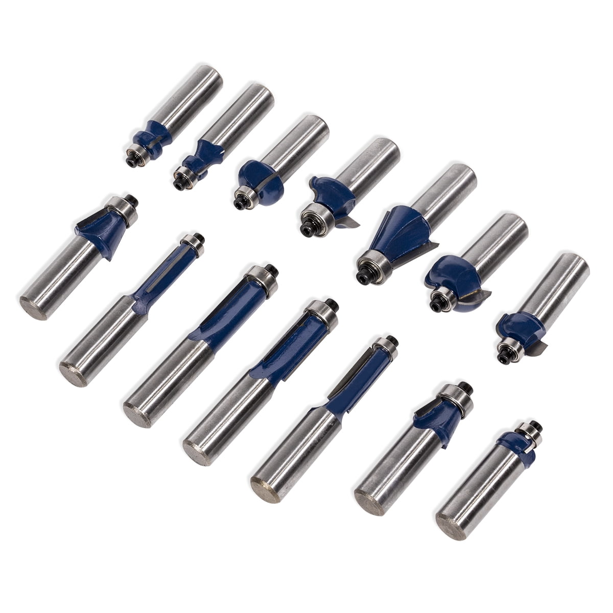 STARK USA Router Bit Set 80 Piece Tungsten Carbide 1/2 inch Shank Set Tool Carbon Steel Woodworking