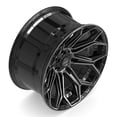 thumbnail image 5 of 4PLAY Wheels 4P83 24 Inch Rim Fits 6x135 & 6x139.7 24x12 Gloss Black Brushed with Tinted Clear (1), 5 of 5