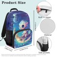 thumbnail image 7 of KUIFORTI Galaxy Moon Dragon Print Kids Backpack Large Capacity Lightweight School Bag with Side Pockets for Elementary Students Back to School Supplies for Boys, 7 of 7