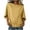 Yellow a2, variant on LWITHSZG Cotton Linen Half Sleeve Tops for Women Pleated Boat Neck T Shirts Casual Loose Fit Work Blouses Summer Outfits S-XXL