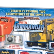 Bachmann Trains HO Scale Digital Commander Santa Fe جاهز للتشغيل مع GP40 و FT Diesel Locomotives Electric Model Train Set