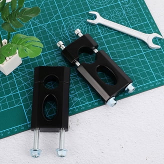 Motorcycle CNC Handlebar Riser 22mm 28mm Bar Mount Clamps For EXC KLX KXF Blue