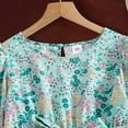 thumbnail image 4 of Tiijoy Girls Floral Long Sleeve Tiered Dress Casual Comfortable Dress, Sizes 9-10, 4 of 8