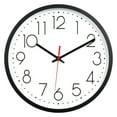thumbnail image 1 of Reloj de Pared Sin Tictac Silencioso Redondo Silencioso Reloj Moderno Decoración para Cocina Oficina Hogar Escuela Café Restaurante, 30 cm Fokelyi ZH-123, 1 of 6