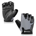 thumbnail image 1 of BOODUN Gants d'Entraînement Respirants en Silicone Demi-Doigt pour Cyclisme, Musculation et Sports de Plein Air - Rembourrage Durable, Attache Réglable, Essuie-Tétons - Gris TG (Modèle 2181082), 1 of 6
