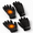 Black-Medium, variant on Black X-Large Winter Equestrian Gloves For Horseback Riding Cycling Outdoor Activities
