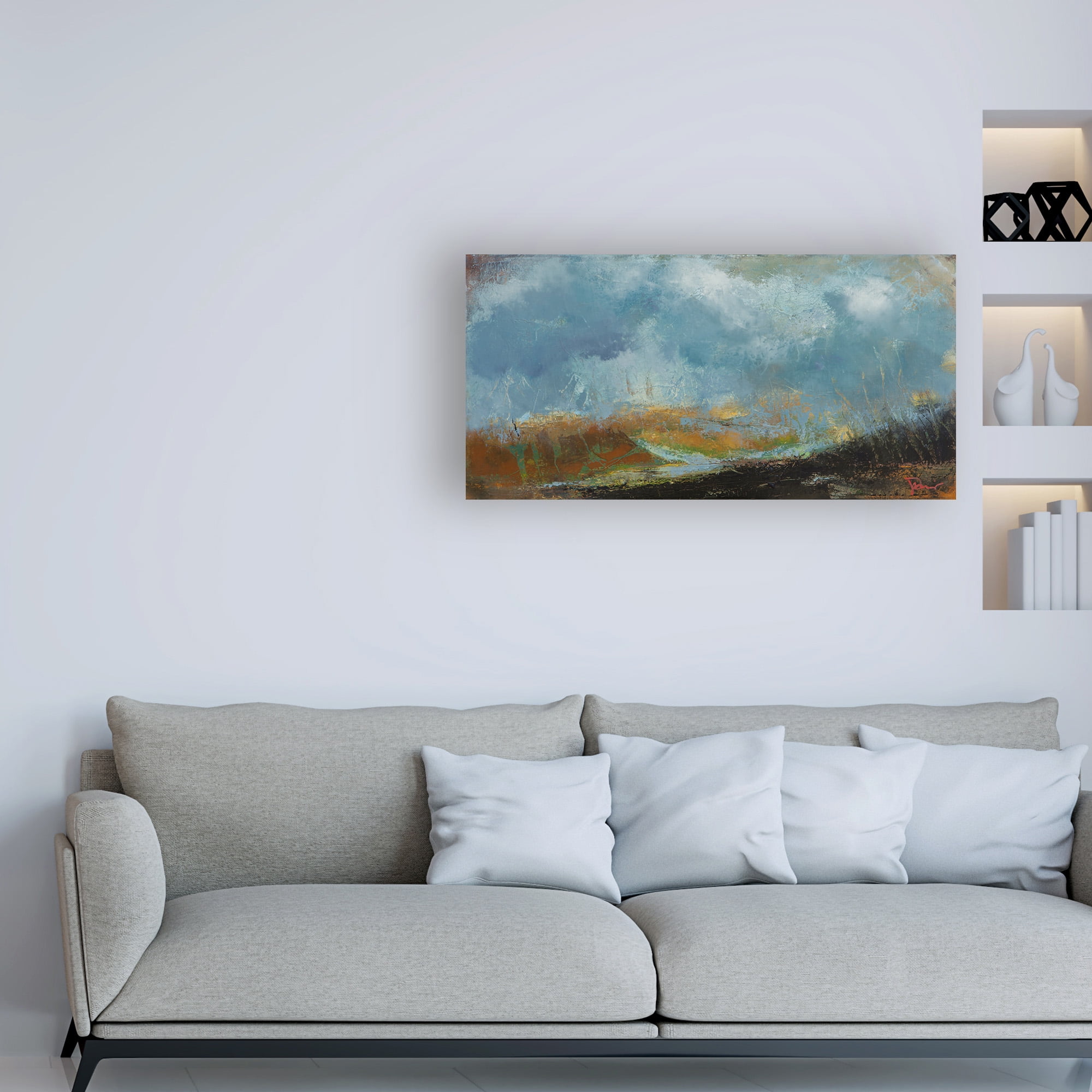 Trademark Fine Art 'Spires' Canvas Art by Patrick Denni